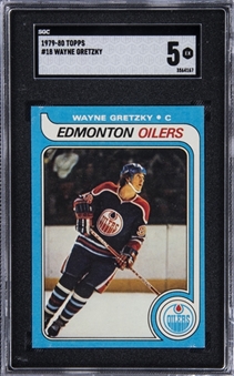 1979-80 Topps #18 Wayne Gretzky Rookie Card – SGC EX 5